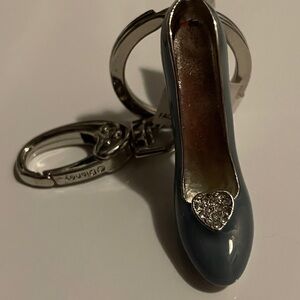 Blue Disney Parks exclusive Cinderella with Heart Detail keychain